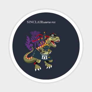 Clanosaurus Rex SINCLAINsaurus Rex clan Sinclair Family Tartan Magnet